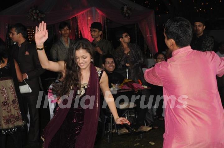 Drashti Dhami at friends wedding