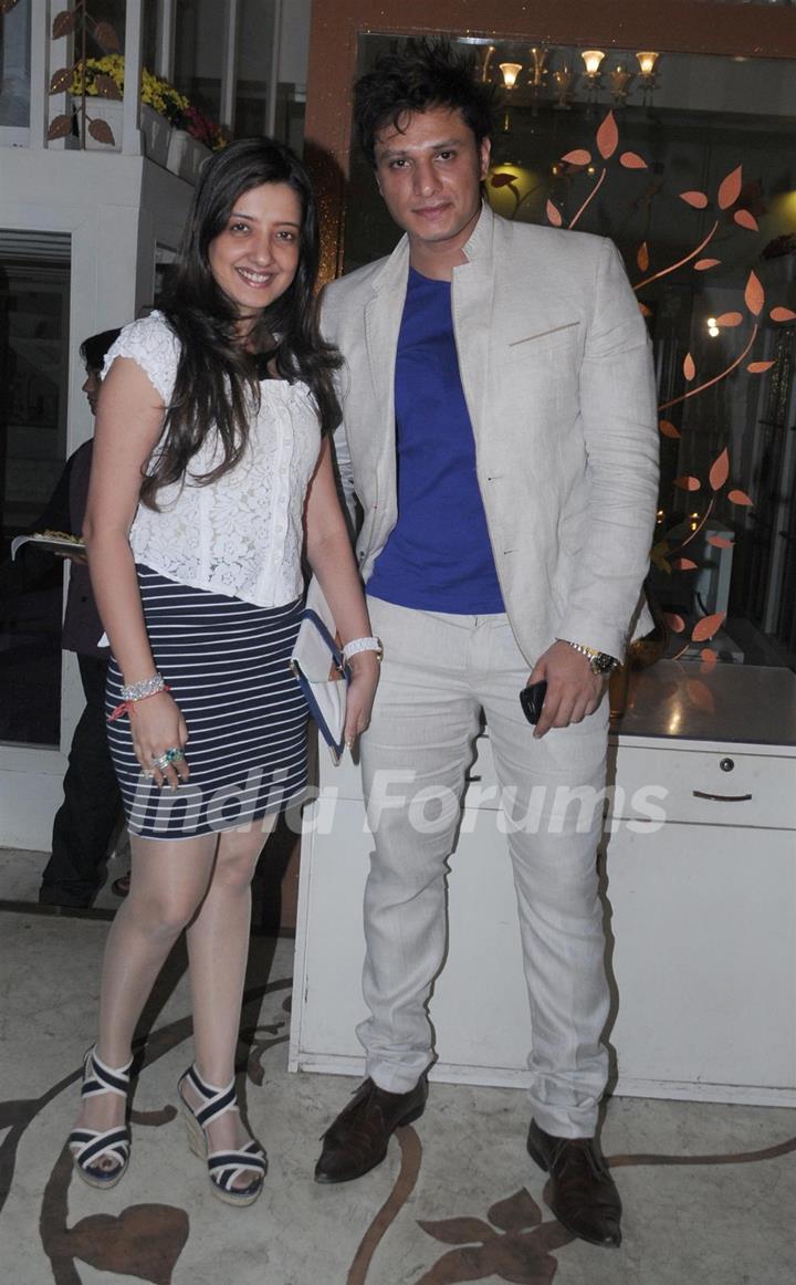 Amy Billimoria with Sufzal Saleem at Sufzal Saleem's birthday bash