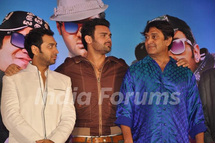 Hiten Paintal, Mimoh Chakraborty and Mahesh Manjrekar at Film Tukkaa Fitt first look launch