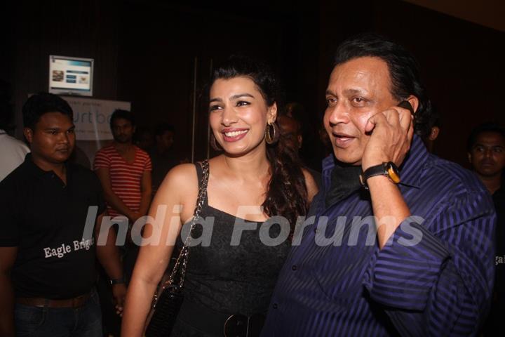 Mink and Mithun Chakraborty at Film Tukkaa Fitt first look launch at Hotel Novotel in Juhu, Mumbai