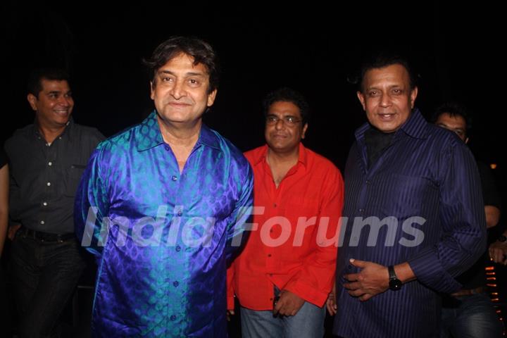 Mahesh Manjrekar, Zakir Hussain & Mithun Chakraborty at Film Tukkaa Fitt first look launch