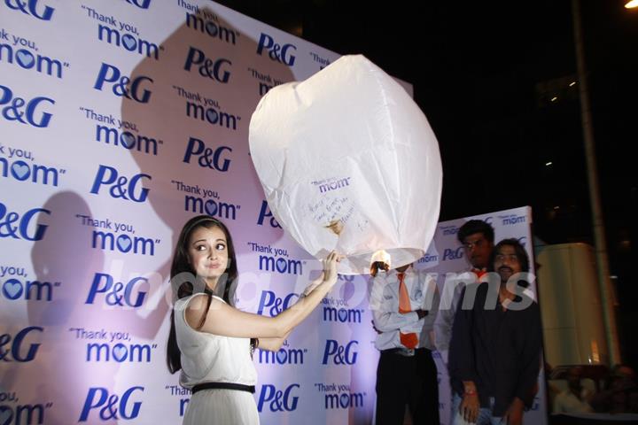 Dia and Prachi at P&G Mother's day event at Bandra in Mumbai