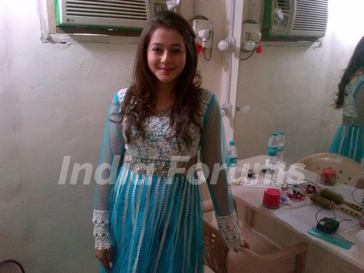 Priyal Gor on the set of Dekha Ek Khwab