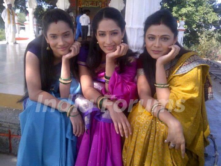 Ankita Lokhande, Priya Marathe and Prarthana Behere