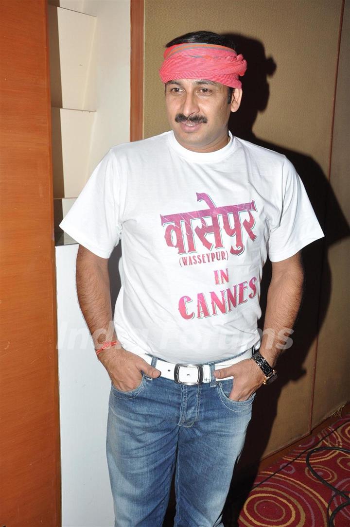 Manoj Tiwari at Gangs Of Wasseypur Media Meet