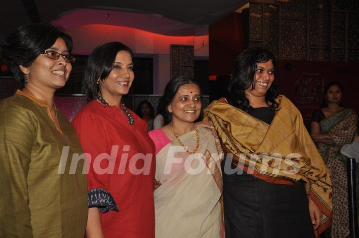 Shabana Azmi, Bhawana Somaaya, Parineeti Chopra at Mother Maiden Mistress book launch