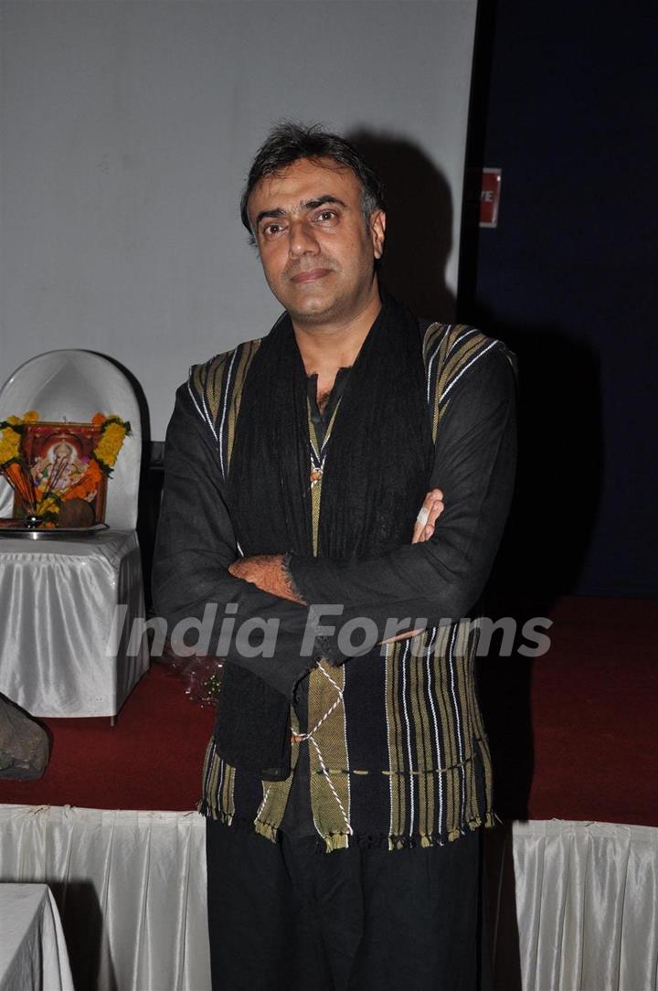 Rajit Kapoor at Mahurat of movie Delhi Eye at Filmistan Studios