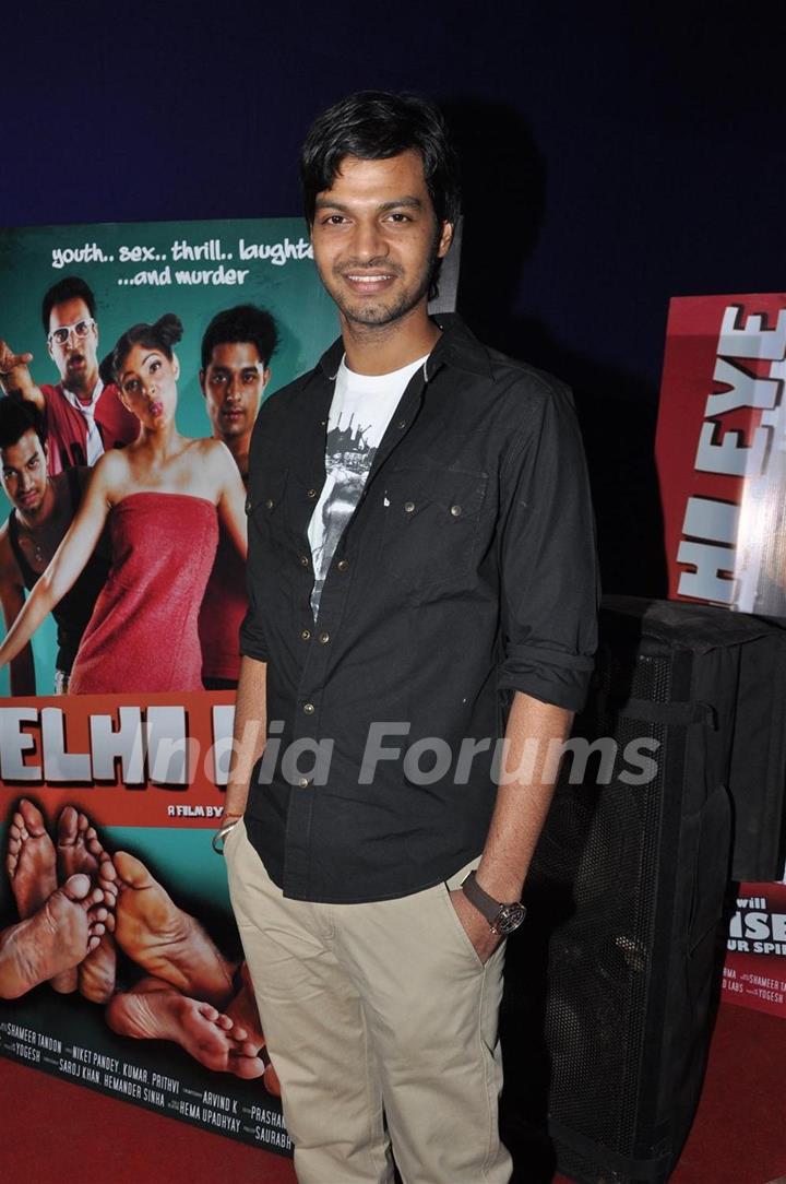 Nimesh Shrivastav at Mahurat of movie Delhi Eye at Filmistan Studios