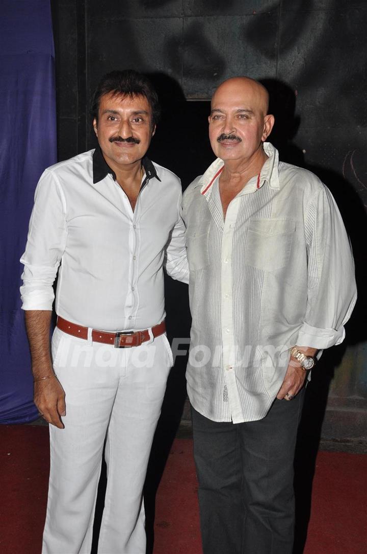 Kawal Sharma and Rakesh Roshan at Mahurat of movie Delhi Eye at Filmistan Studios