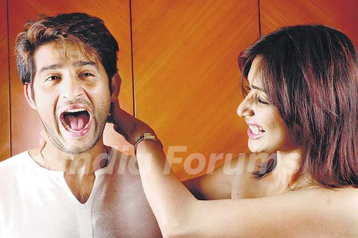 Hiten Tejwani and Gauri Pradhan