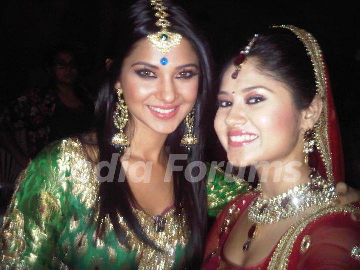 Jennifer Winget and Tapeshwari Sharma