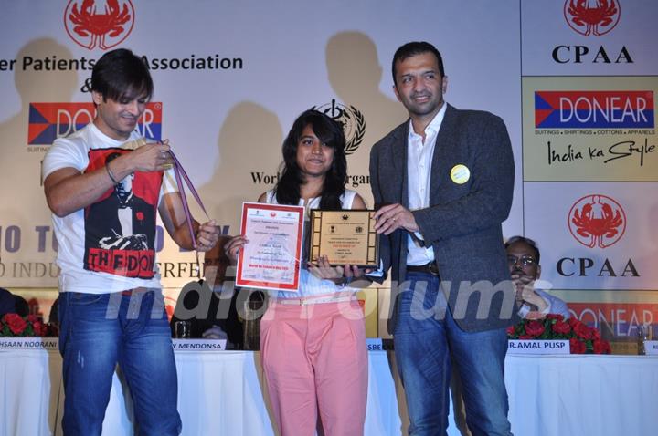 Vivek Oberoi at World No Tobacco Day 2012