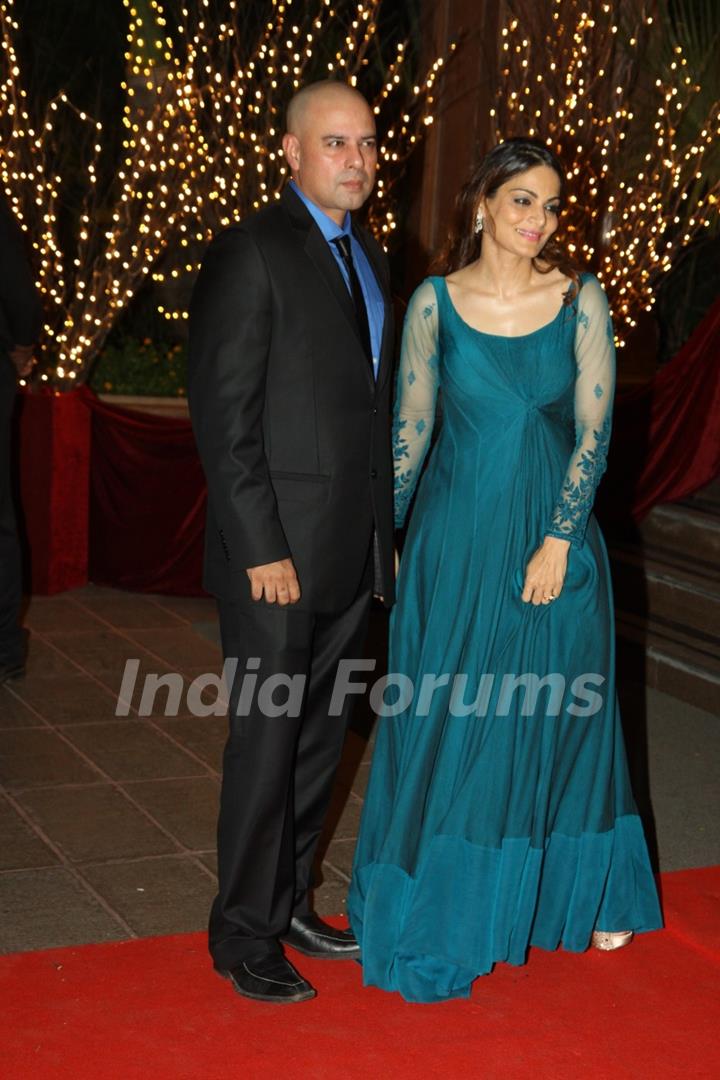 Atul Agnihotri with Alvira at Karan Johar's 40th Birthday Party