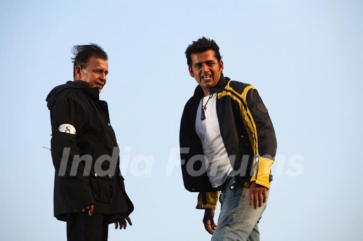 Mithun and Ravi looking relaxed