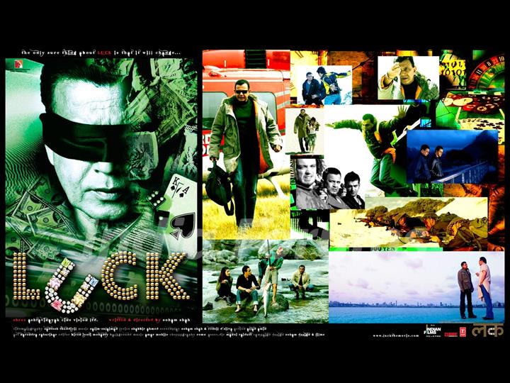 Wallpaper of Luck movie with Mithun Chakraborty