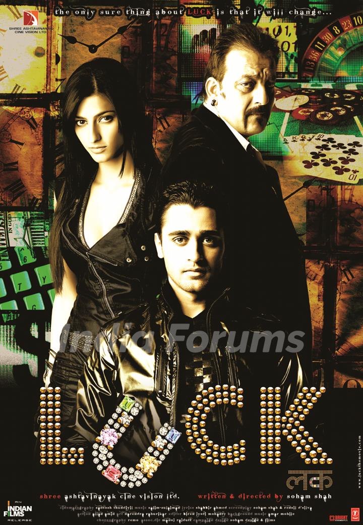 Poster of Luck movie introducing Shruti Hassan