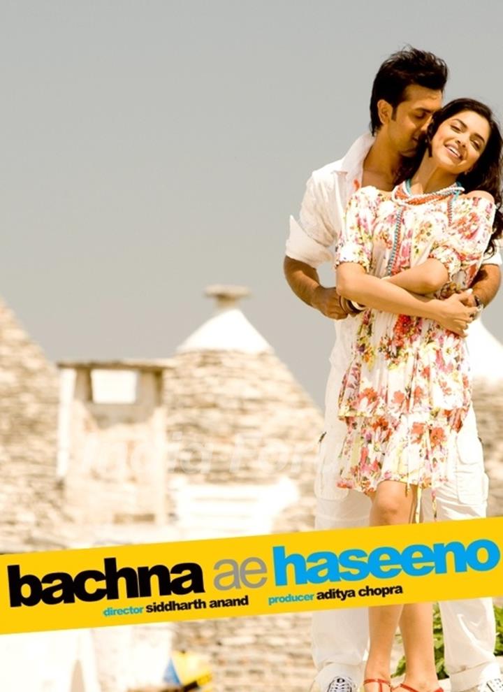 Bachna Ae Haseeno poster with Ranbir and Deepika