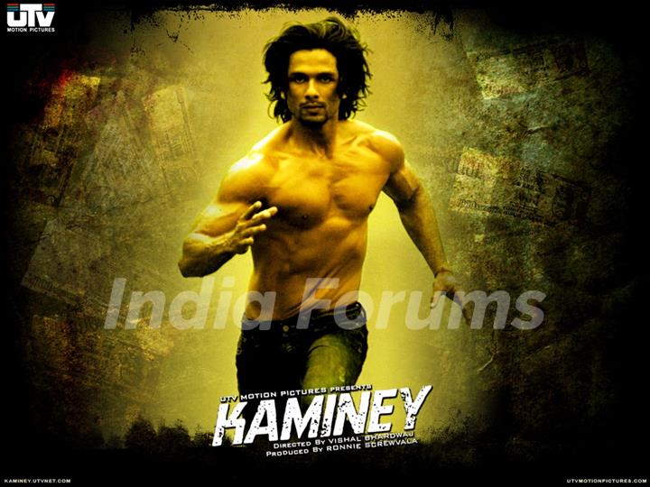 Shahid Kapoor running in Kaminey