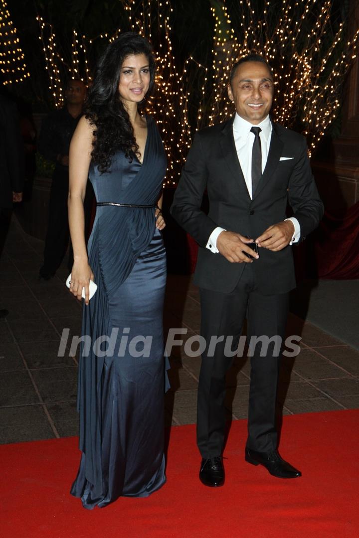 Tina Desai with Rahul Bose at Karan Johar's 40th Birthday Party