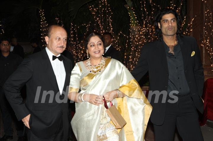 Anupam Kher with Kirron Kher at Karan Johar's 40th Birthday Party