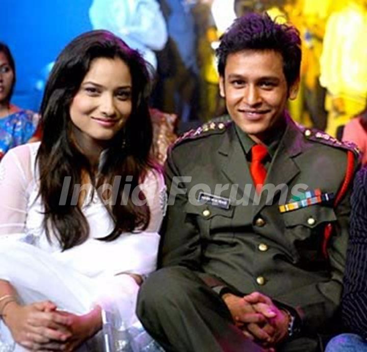 Ankita Lokhande, Abhishek Rawat At Azaadi Live Event