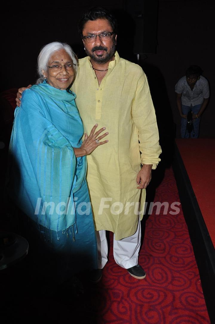 Sanjay Leela Bhansali and Leela Bhansali at First look launch of film Shirin Farhad Ki To Nikal Padi