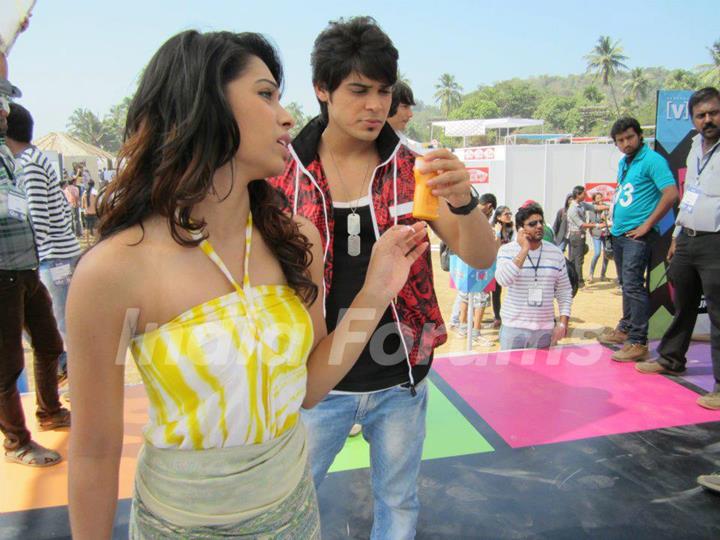 Sneha Kapoor and Kunwar Amar in Goa