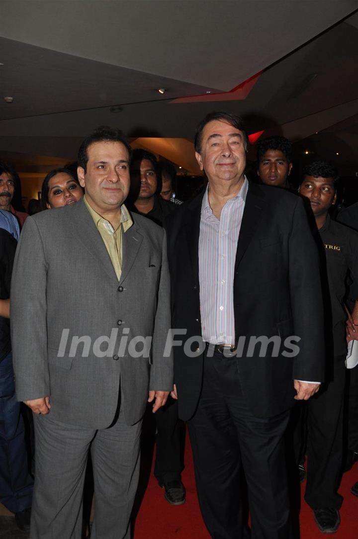 Bollywood celebrities at the premiere of film Awara at PVR