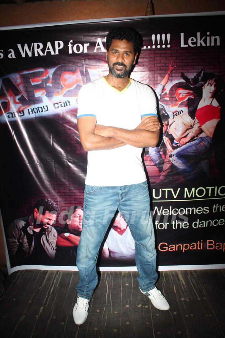 Choreographer-director Prabhu Deva at the press meet of &quot;Any Body Can Dance&quot; in Mumbai, India. .