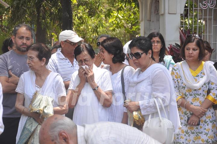 Suresh Hirani's funeral