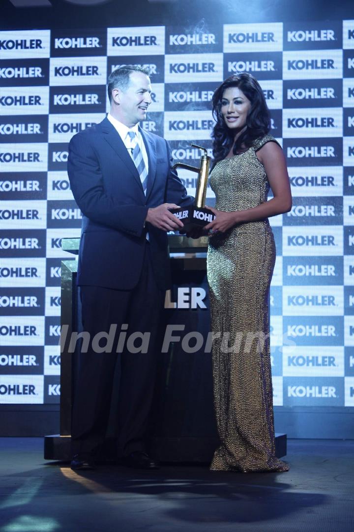 Bollywood actress Chitranghada Singh unveils the Latest Collection by Kohler at Mumbai, India. .