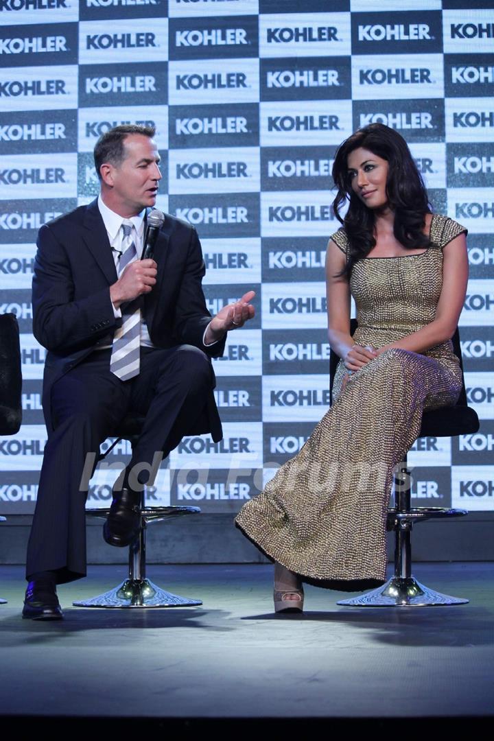Bollywood actress Chitranghada Singh unveils the Latest Collection by Kohler at Mumbai, India. .
