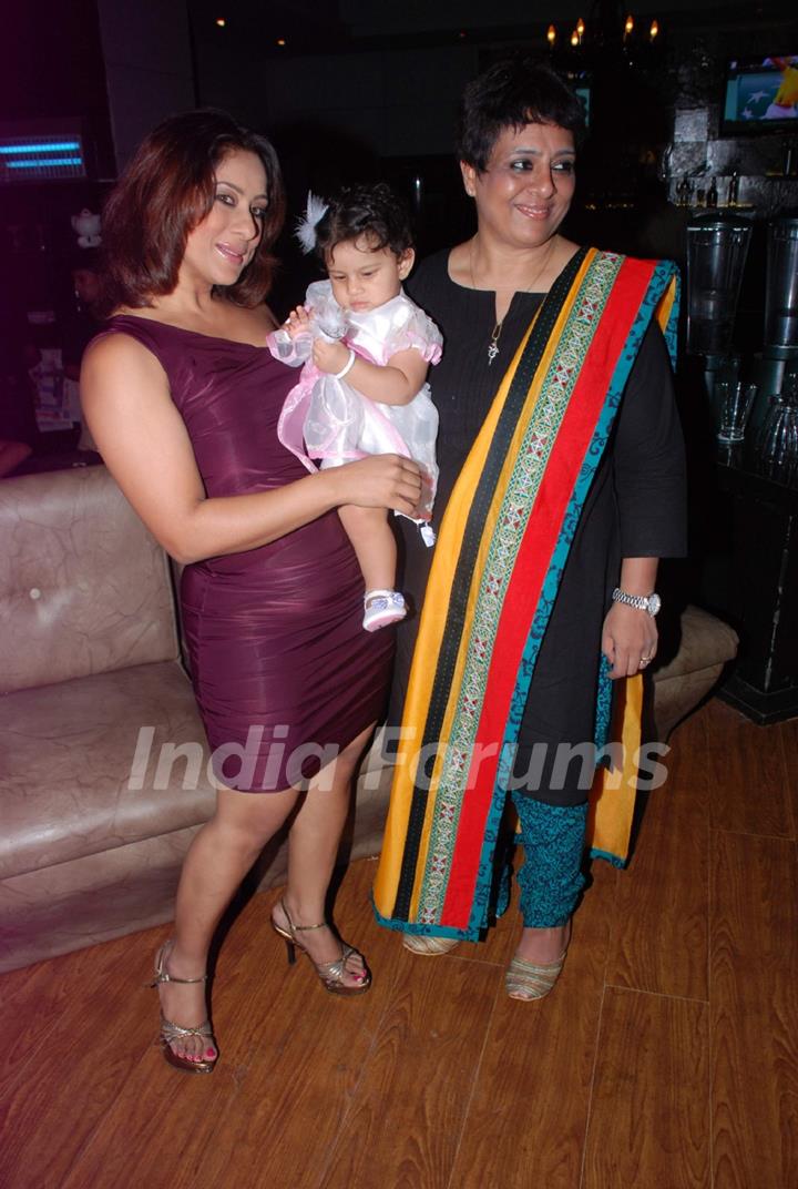 Bollywood celebrity Shakti's mother-in-law Shrabani's birthday bash at Fat Cat Cafe. .