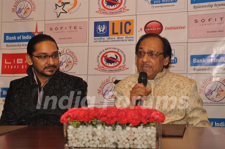 Ghulam Ali announced his concert for Cancer Aid Foundation