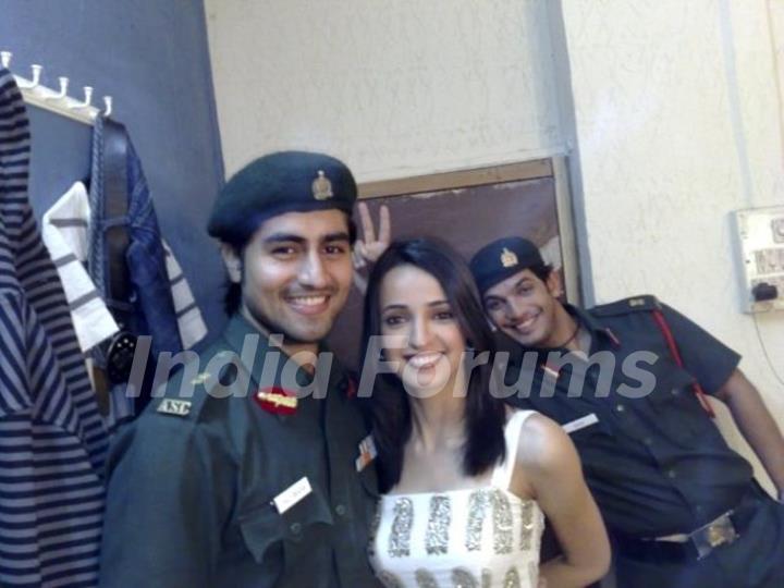 Harshad Chopra, Sanaya Irani and Arjun Bijlani