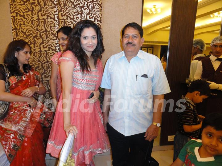 Ankita Lokhande With Her Relative