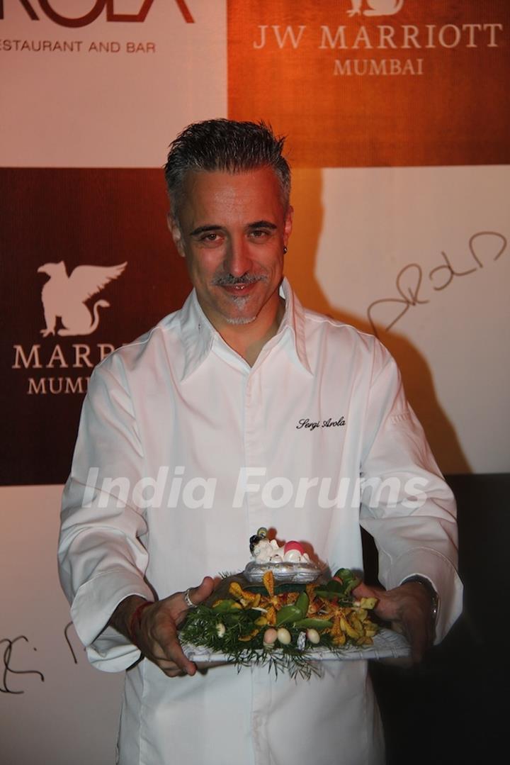 Akshay Kumar during the launch of Arola restaurant held at JW Marriott Juhu in Mumbai