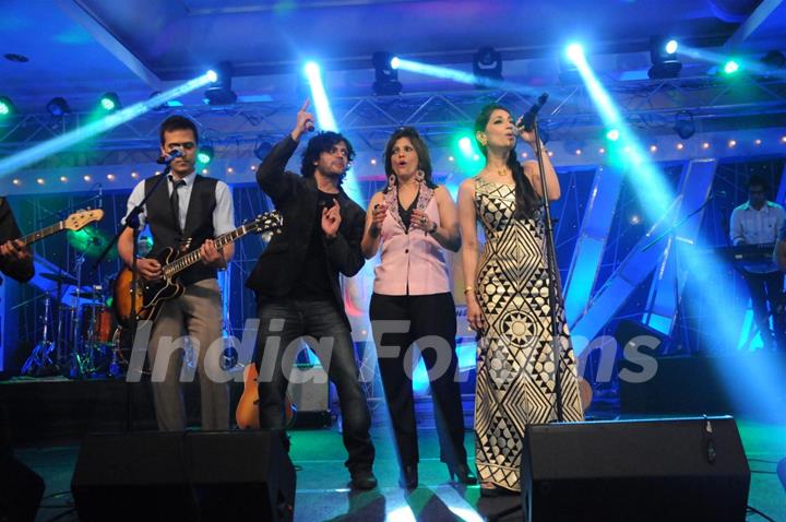 Celebs at Strings India Tour 2012 live concert at ITC Grand Maratha