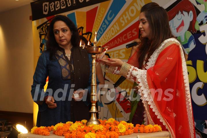 Hema Malini at the Summer Camp event at Raheja Classique Club in Mumbai