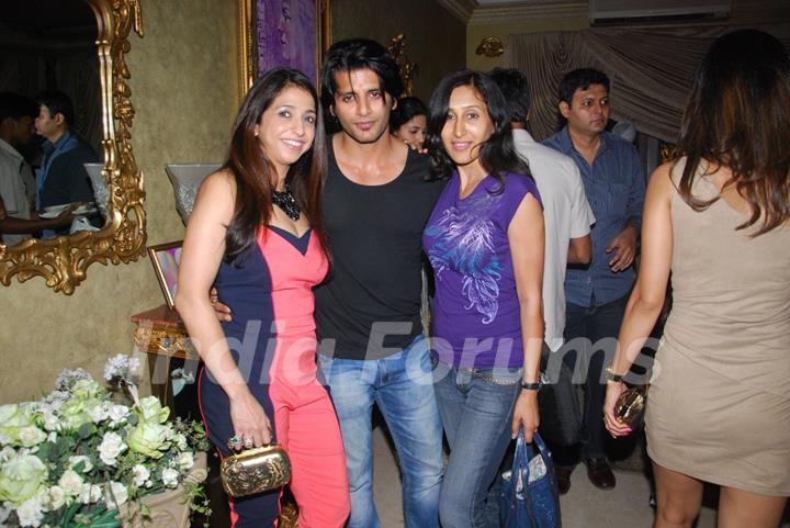 Krishika Lulla, Karanvir Bohra and Teejay Sidhu at Mika Singh's Birthday Bash