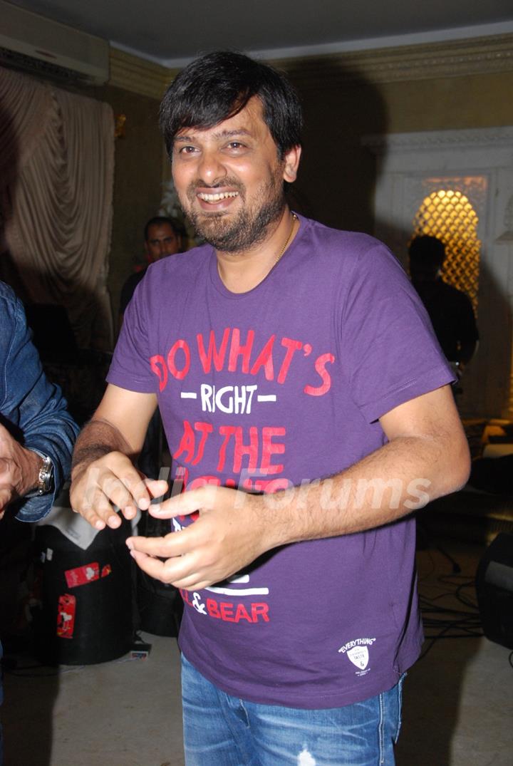 Wajid Ali at Mika Singh's Birthday Bash organised by Kiran Bawa