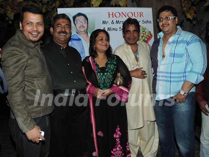 Sanjay Bedia Hosted a Party for Mr. & MRs. Zaffar Saha at Rainforest