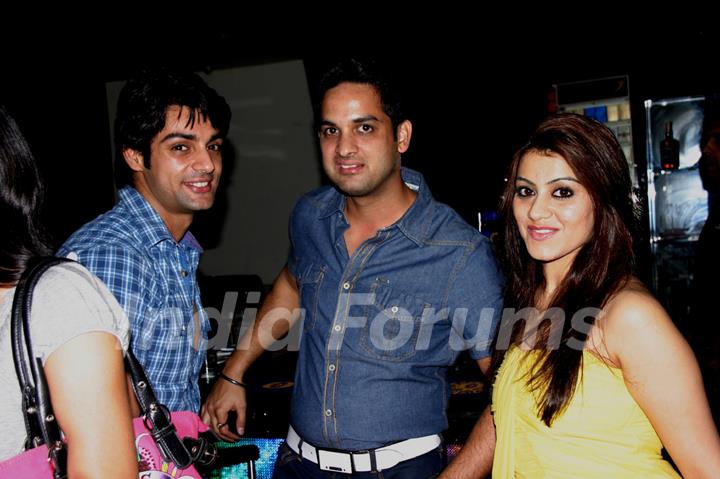 Vikas Kalantri and Priyanka Chibber at Karan Wahi Birthday Party