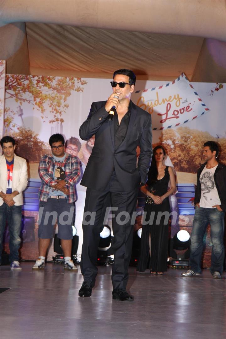 Akshay Kumar launches music of film From Sydney With Love