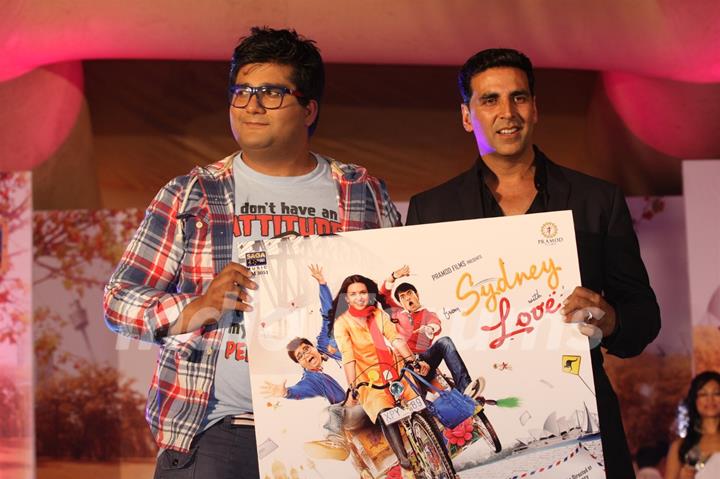 Akshay Kumar launches music of film From Sydney With Love