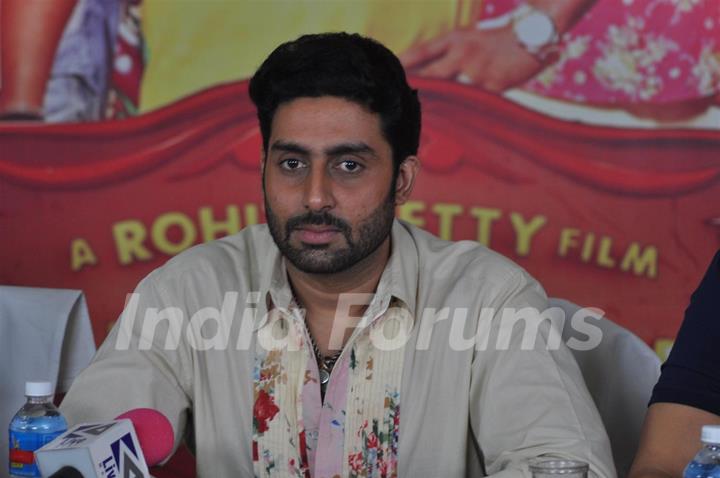 Bol Bachchan Star Abhishek Bachchan on Set Tarak Mehata Ka Oolta Chashma