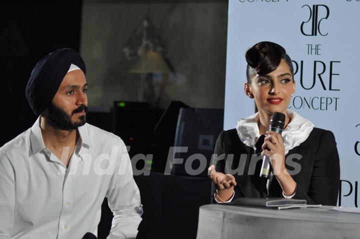 Sonam Kapoor at The Pure Concept 2012 collection