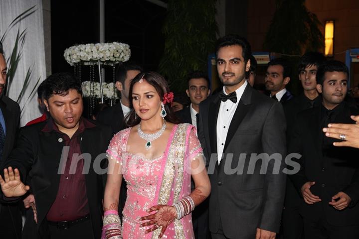 Esha Deol and Bharat Takhtani at their Wedding Reception