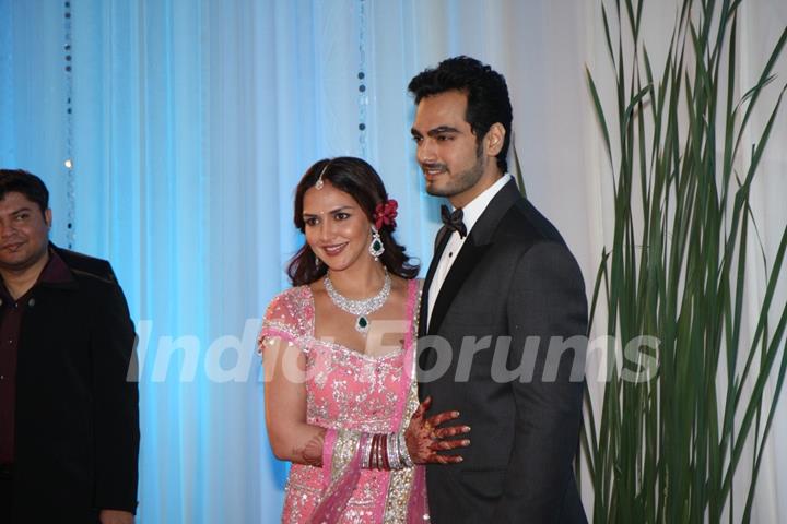 Esha Deol and Bharat Takhtani at their Wedding Reception