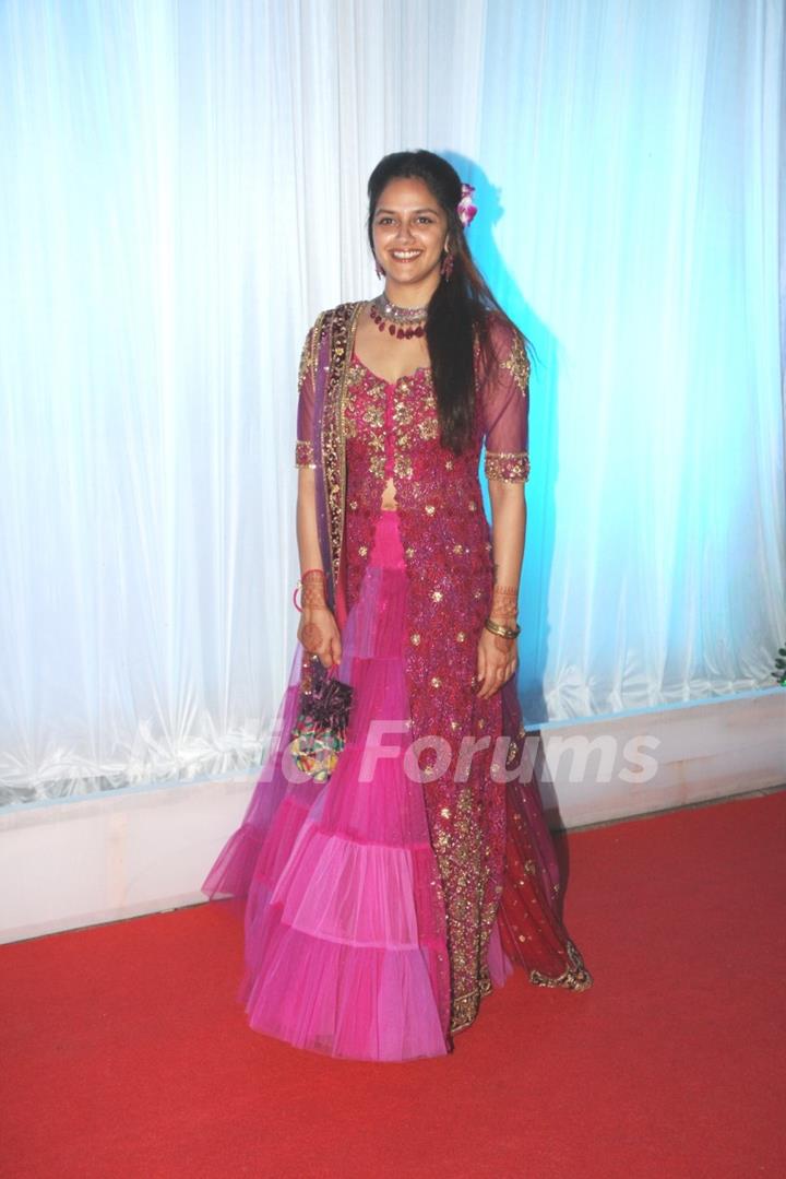 Ahana Deol at Esha Deol's Wedding Reception